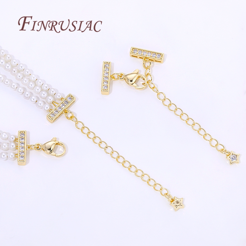Pearl Trim Chain - Conectores de Collares de Perlas de