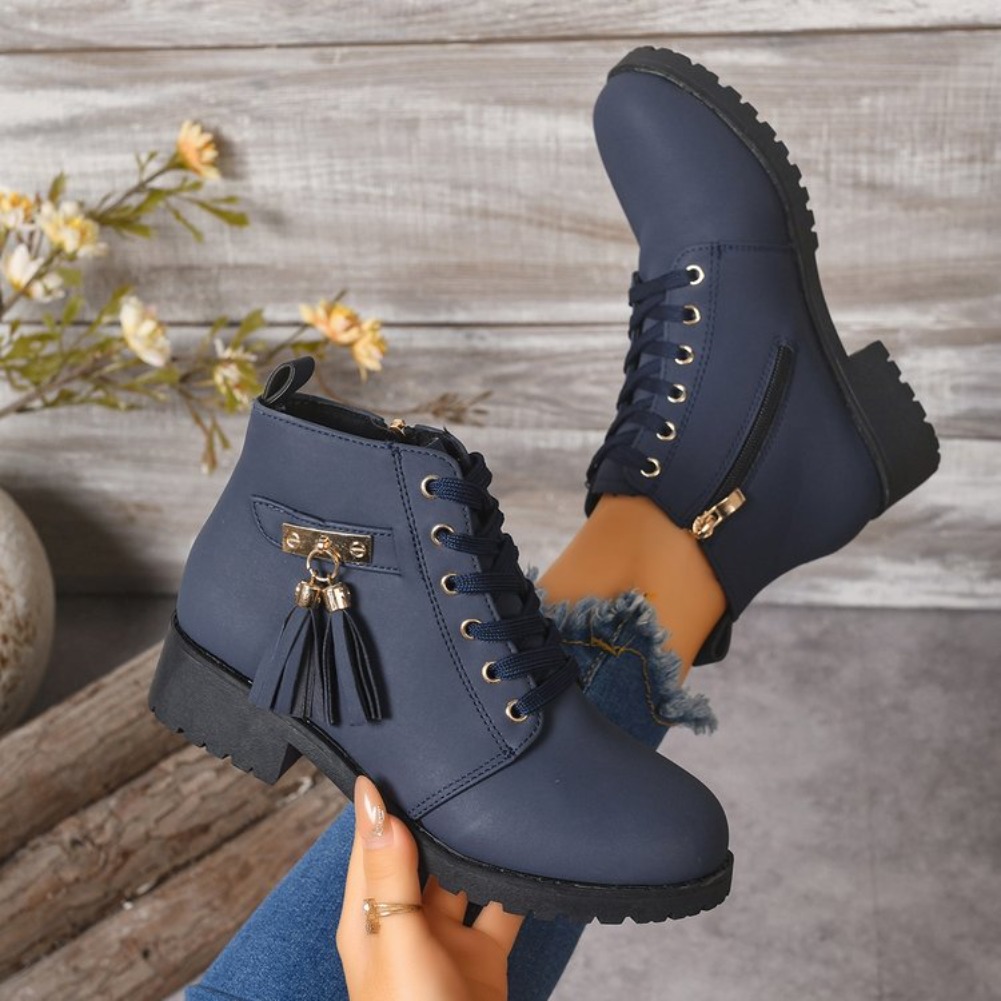 Tassel Fringe Trim - Botas de Mujer con Diseño de