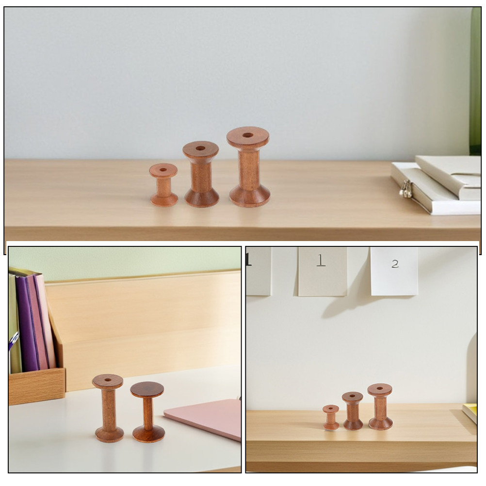 6 carretes de madera de estilo - Embroidery Craft reseña y precio