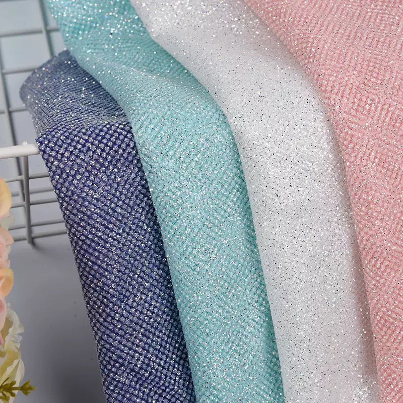 Tela de Malla con Lentejuelas  - Crystal Mesh Fabric reseña y precio