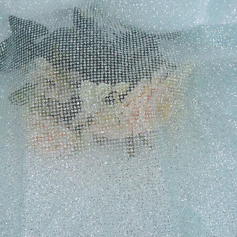 Tela de Malla con Lentejuelas  - Crystal Mesh Fabric reseña y precio