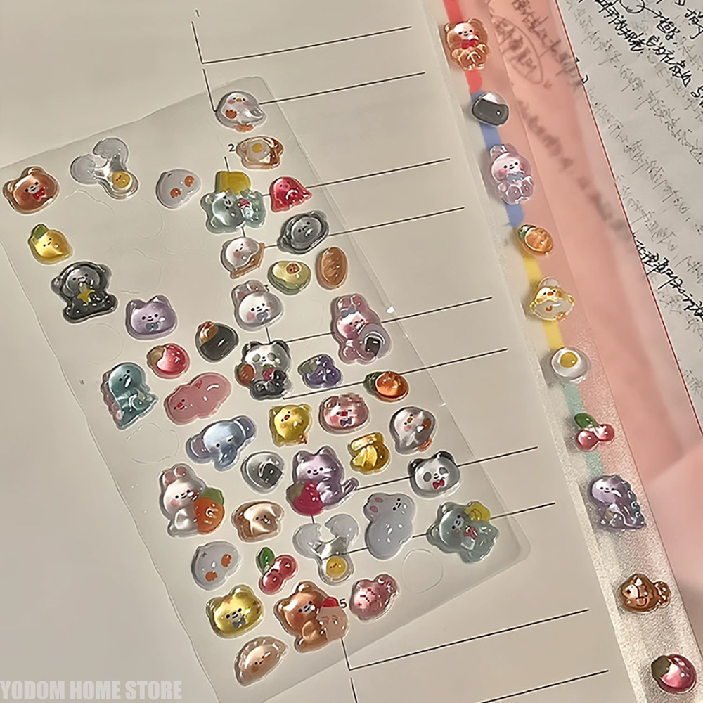 4 pegatinas creativas 3D en re - Embellishments For Scrapbooking reseña y precio