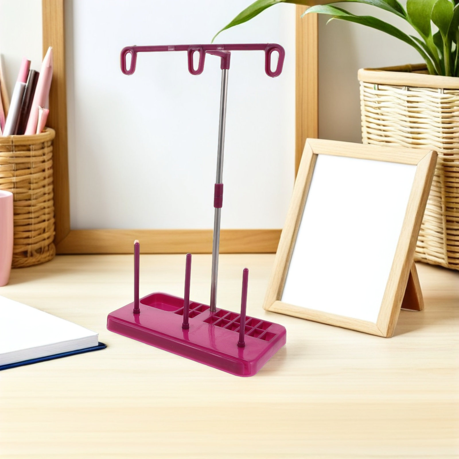 Soporte de plástico para 3 car - Embroidery Craft reseña y precio