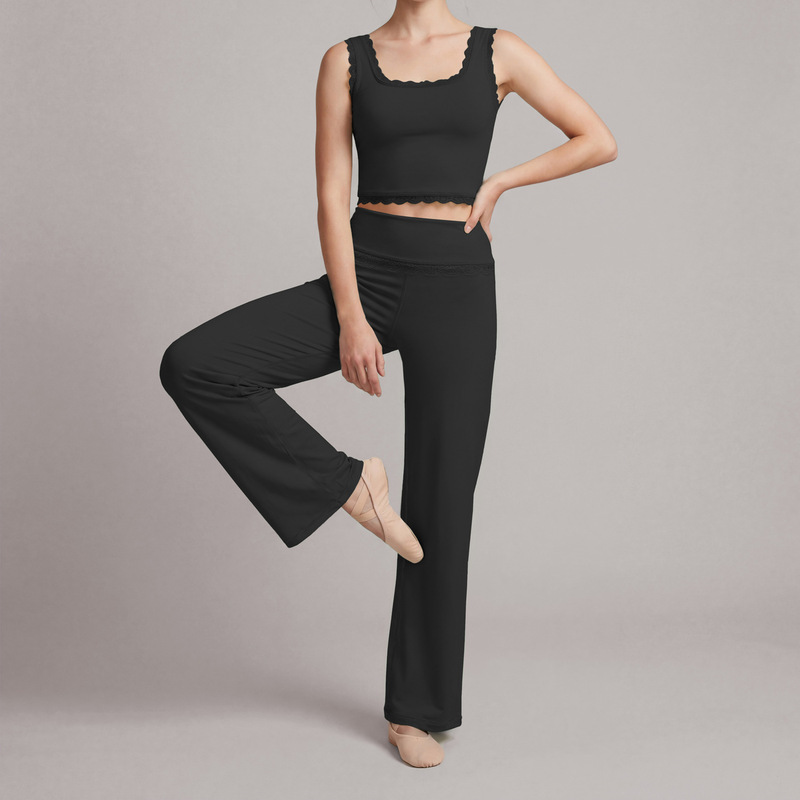 Conjunto deportivo de alta cal - Elastic Lace Trim reseña y precio