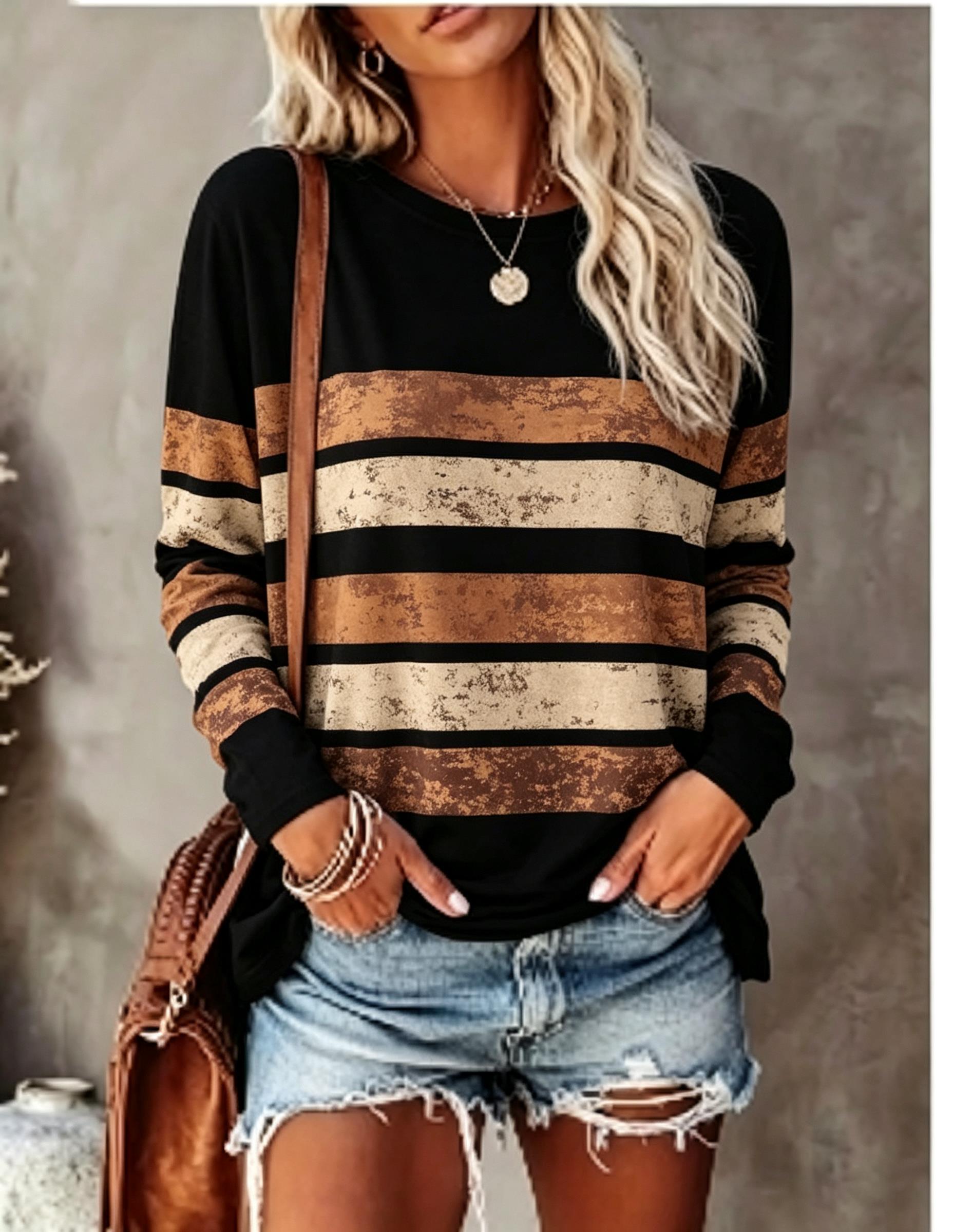 Camiseta de manga larga para m - Embellish Knit reseña y precio