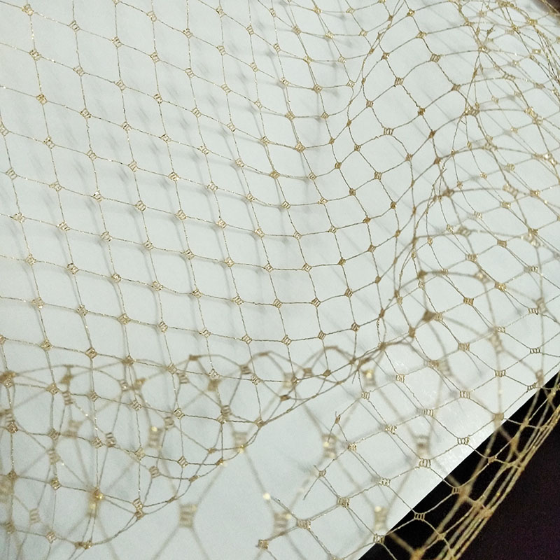 Tela de malla negra con diseño - Crystal Mesh Fabric reseña y precio