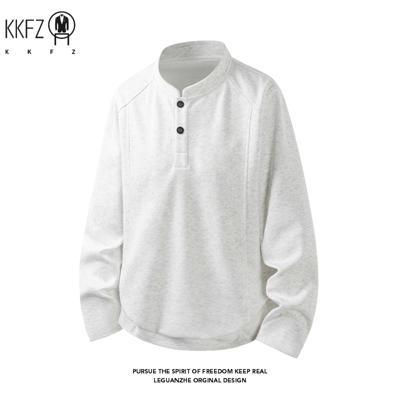 Suéter Henley de Manga Raglán  - Embellish Knit reseña y precio