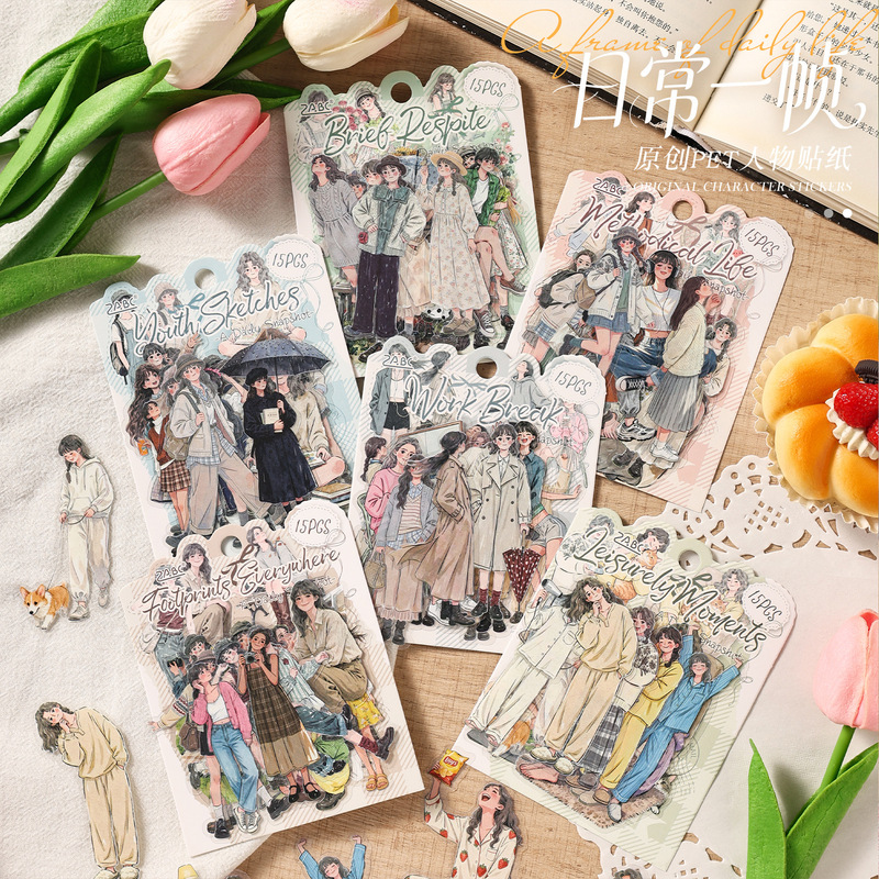 Paquete de 15 Pegatinas con Pe - Embellishments For Scrapbooking reseña y precio